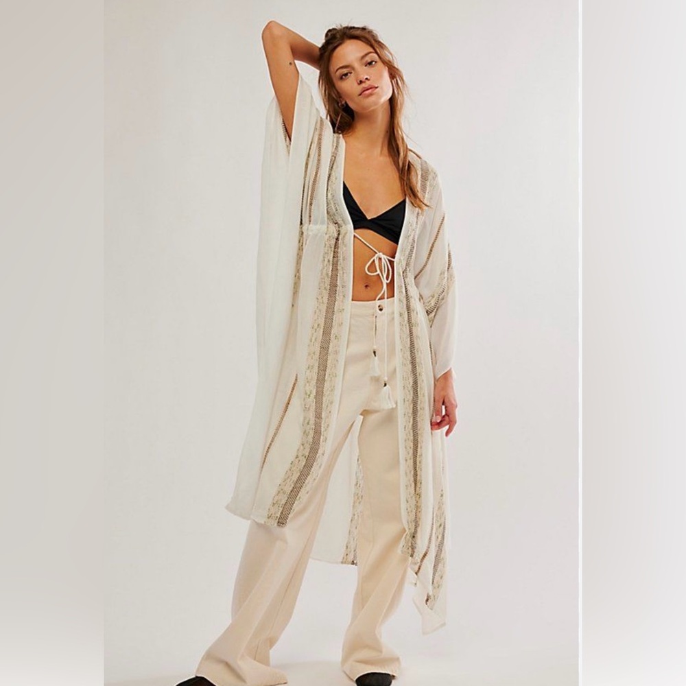 Free People  Emerald Coast Kimono BNWOT